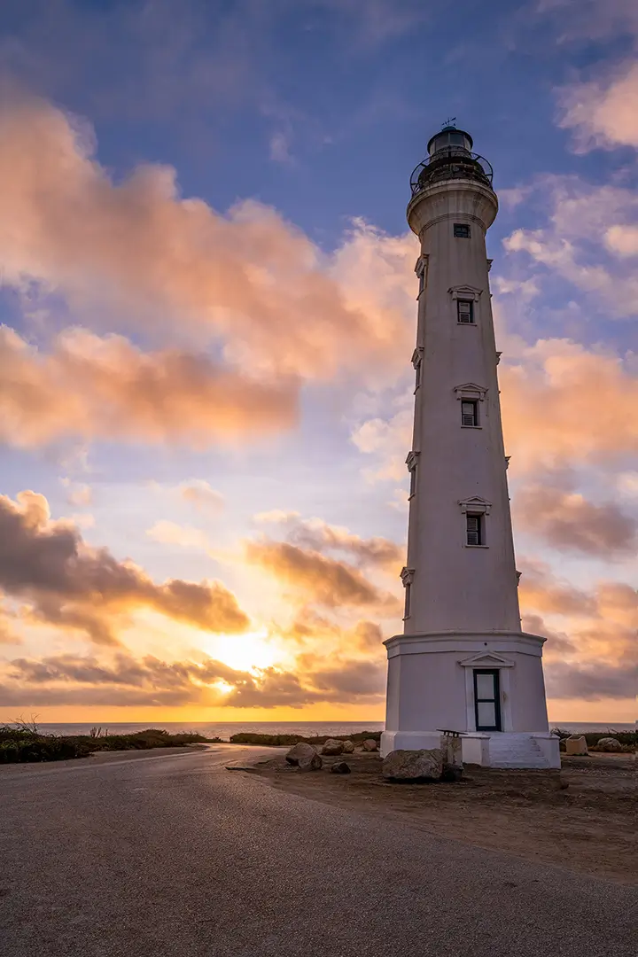 California Lighthouse at sunset